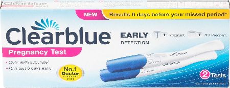 Clearblue, 2102[^]0139484 Early Detection Visual Pregnancy Test