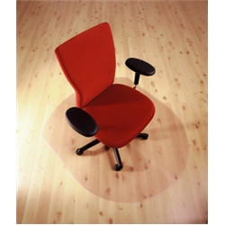 Cleartex Chairmat Contoured for Hard Floor 990mm