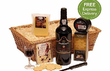 Clearwater Hampers Port amp; Cheese Gift Hamper - The Perfect Christmas Hamper With Free UK Express Delivery