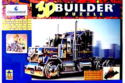 3D Builder puzzle - Diesel Truck