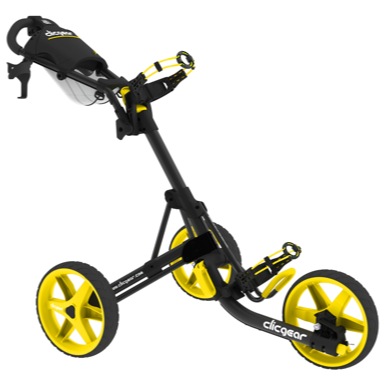 3.5 Golf Trolley Charcoal/Yellow