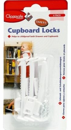 Clippasafe Cupboard Lock (6-Pack)