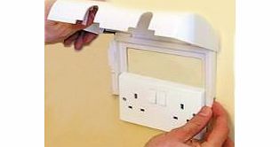 Clippasafe Double Electric Socket Cover