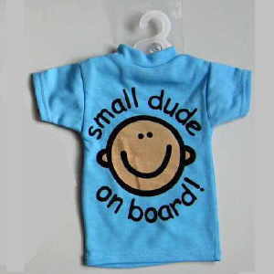 Clippasafe Small Dude On Board - Car / nursery Door Sign