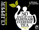Clipper Fairtrade Tea Bags (80 per pack - 250g)