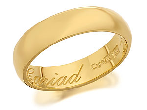 9ct Gold Cariad Windsor Grooms Wedding