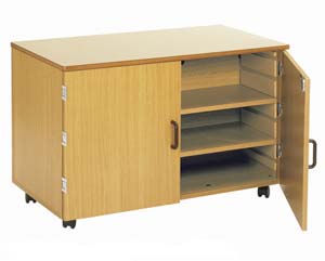 CLOSED tray storage unit without trays