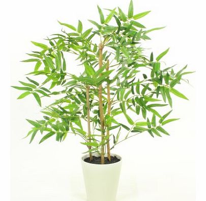 Closer to Nature (I-Fulfilment) Closer to Nature Artificial 2ft 3`` Golden Bamboo Tree - Artificial Silk Plant and Artificial Tree Range