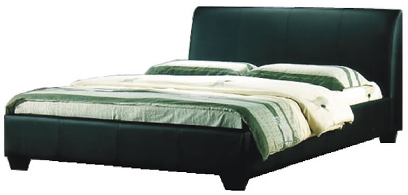 Valencia Faux Leather Bedstead, King