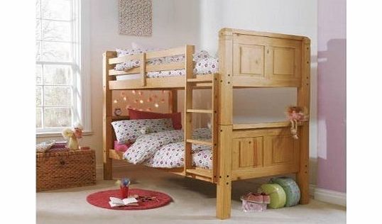 CloudSeller  Coroma 3FT SOLID PINE BUNK BED IN WAXED FINISH SPLIT INTO TWO BEDS EXCELLENT QUALITY