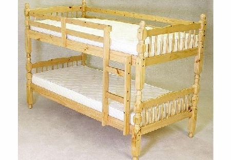 CloudSeller Milano Single (3ft) Pine Bunk Bed Frame   2 economy mattresses ON SALE NOW!!!