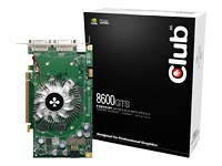 GeForce 8600GTS - graphics adapter - GF 8600 GTS - 256 MB