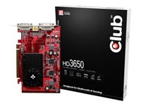 Club 3D HD 3650 - graphics adapter - Radeon HD 3650 - 1 GB