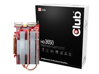 club 3D HD 3650 Passive Heatpipe - graphics adapter - Radeon HD 3650 - 512 MB