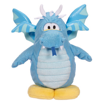 Club Penguin 6.5` Blue Dragon Soft Toy