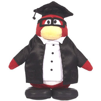 Club Penguin 6.5` Graduate Soft Toy