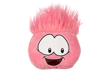 Club Penguin Jumbo Pink Puffle Soft Toy