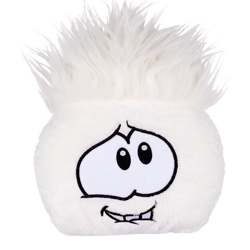 Penguin White Jumbo Puffle Soft Toy -