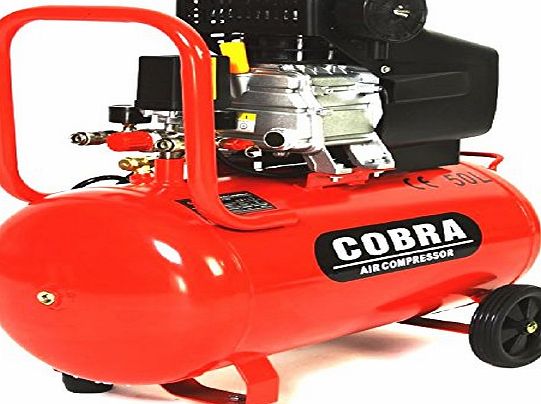 Cobra  AIR TOOLS 50L LITRE AIR COMPRESSOR 9.5 CFM 2.5HP 230V 115PSI 8 BAR POWERFUL