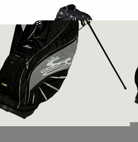 Golf DB-09 Stand Bag Black/Grey/Mirror Silver