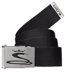 Cobra Golf Jacquard Webbing Belt Black