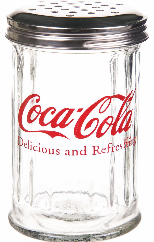 Coca-Cola Glass Condiment Shaker