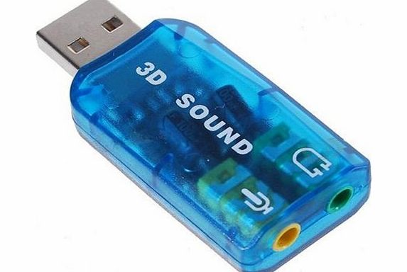 Coco Digital USB 5.1 Stereo Sound Card Adaptor - Windows 7 Compatible