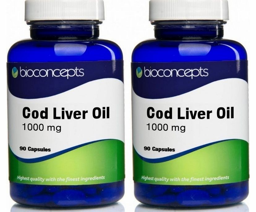 Cod Liver Oil Soft Gels 1000mg Twin Pack
