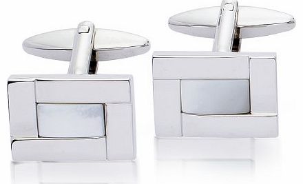 Code Red Mother of Pearl Cufflinks, Model 1665