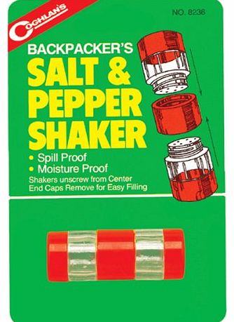 Coghlans Salt and Pepper Shaker - Transparent