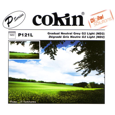 Cokin P121L Gradual Grey G2 Light (ND2) Filter