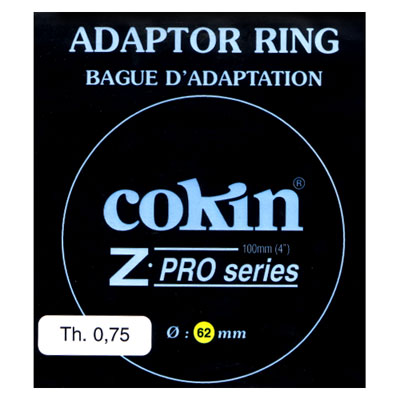 Cokin Z462 62mm TH0.75 Adaptor