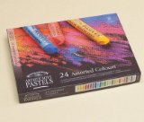 Colart Artists Soft Pastels - 24 Assorted Colours, Pastels by Winsor and Newton