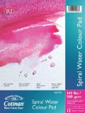 Colart Cotman Water Colour Spiral Pad 12` x 9` 12 sheets 140lb/300gsm NOT