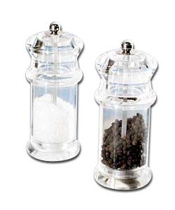 Acrylic Salt & Pepper Mill Set