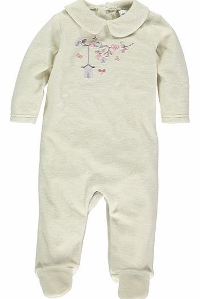 Cool Candy By Coleen Velour Baby Girls Romper
