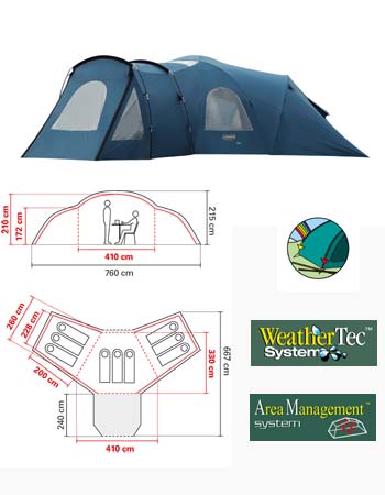 Coleman Michigan 9 Tent
