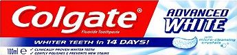 Colgate, 2041[^]10009552 Advanced White Toothpaste Tube 100ml