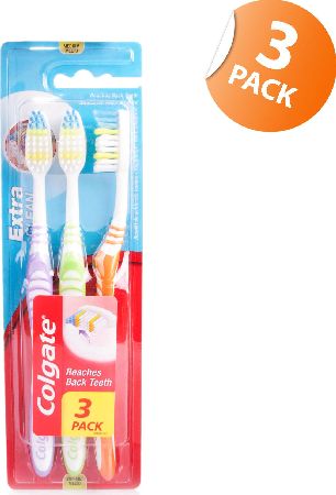 Colgate, 2102[^]0105440 Extra Clean Toothbrush Trio - Triple Pack