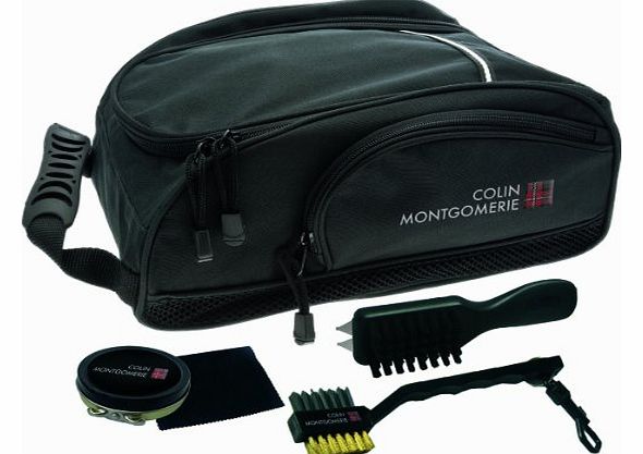 Colin Montgomerie Executive Shoe Bag and Accessories Unisex Golf Shoe Kit