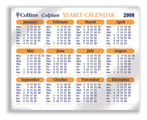 Collins 2008 Calendar Yearly Planner