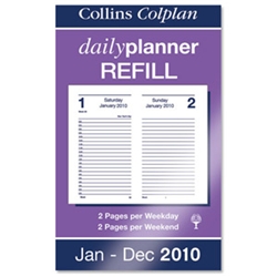 Collins 2010 Desk Block Planner Refill