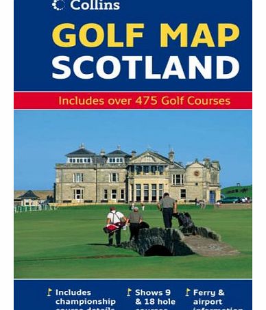 Collins Golf Map of Scotland