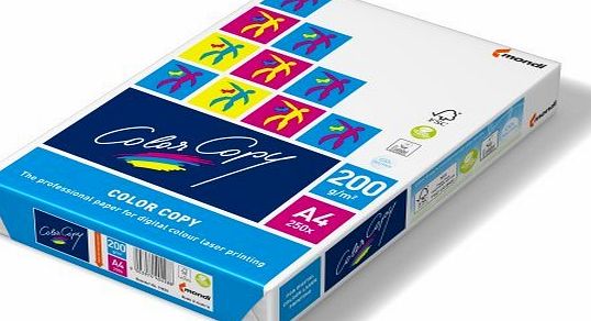 Color Copy A4 Paper - 200gsm, 1 pack of 250 sheets