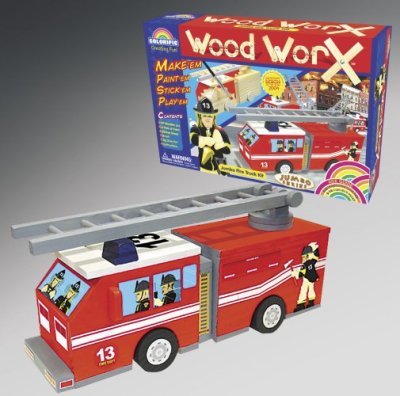 Colorific Wood Worx Fire Engine