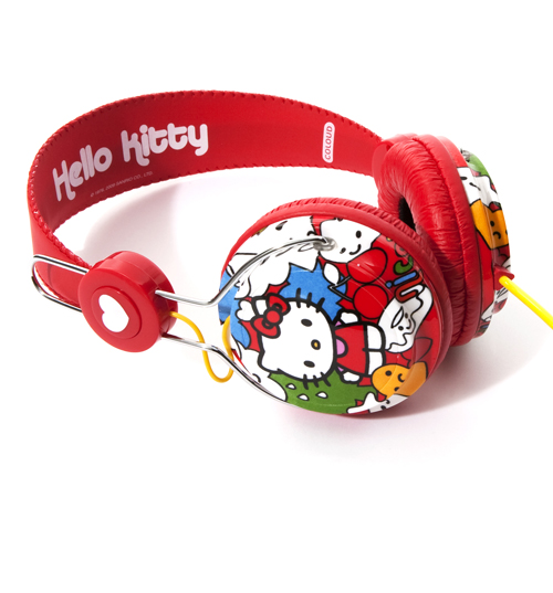 Hello Kitty Red Comic Headphones from Coloud