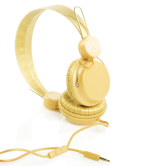 Retro Gold Headphones from Coloud