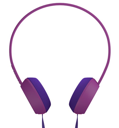 Retro Purple And Pink Knock Headphones from Coloud