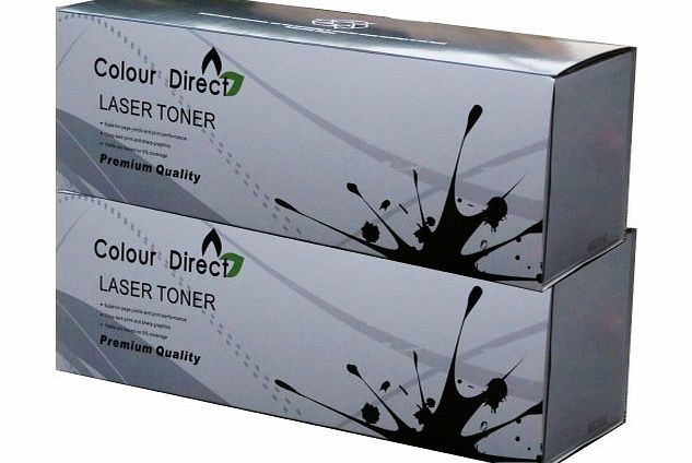 Colour Direct 2 Pack TN2005 Black Compatible Laser Toner Cartridge- To fit Brother Printers HL2035 HL2037 HL 2035 2037