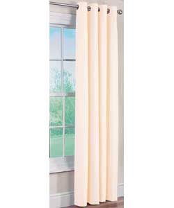 Lima Cream Eyelet Curtains - 66 x